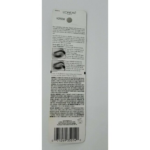 L'Oreal Paris Brow Stylist Brow Raiser Highlighter Duo‎ 620 Medium - Picture 2 of 4